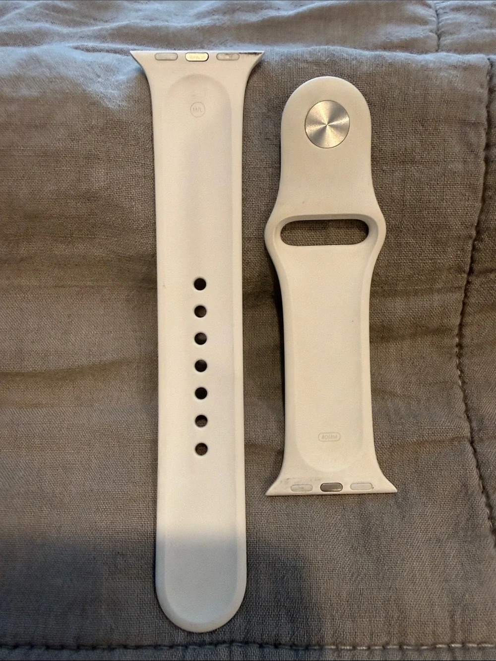 Silicone Replacement Watch Band - White
